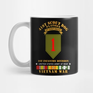 41st  Scout Dog Platoon 1st Infantry Division w VN SVC Mug